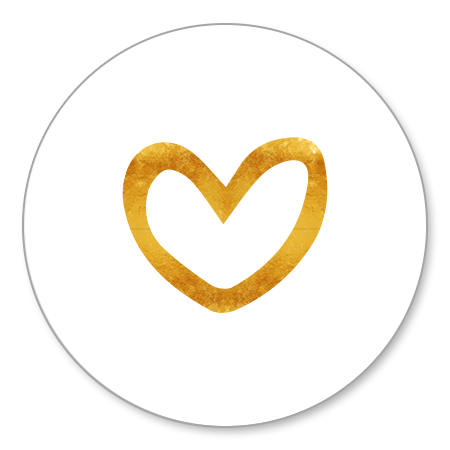 Gouden hartje