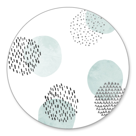 Cirkel patroon groen