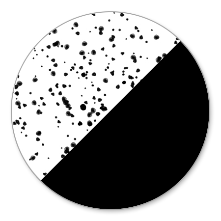 Geometrisch met spetters