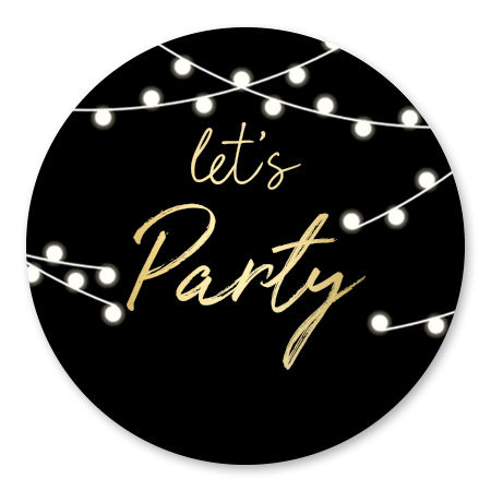 Let's party met lampjes