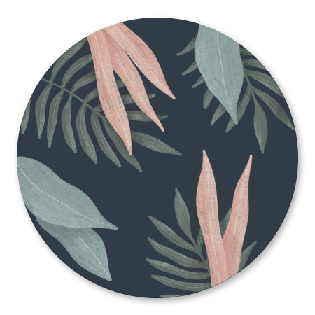 Botanisch bladeren donker