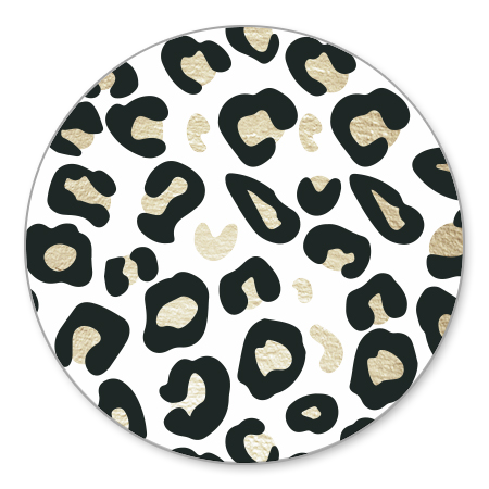 Panterprint goudlook stijlvol beige