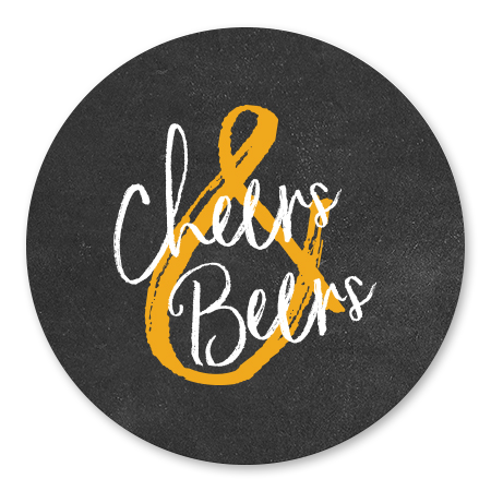 Cheers & Beers krijtbord