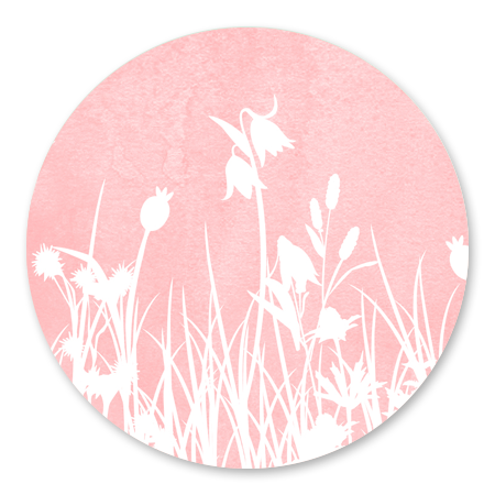 Silhouet - Waterverf gras