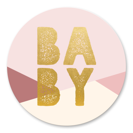Babyshower vlakken meisje