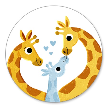 Geboorte Giraffes Jongen