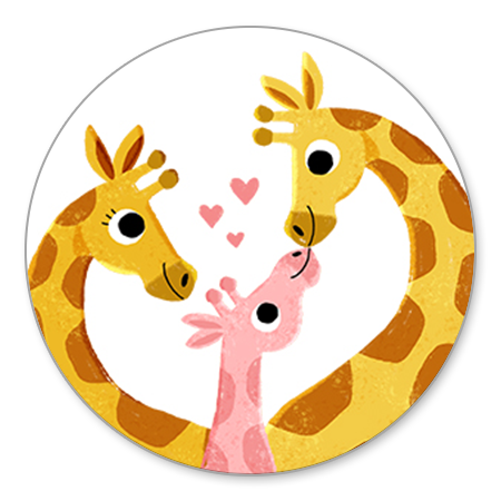 Geboorte Giraffes Meisje