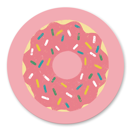 Roze Donut