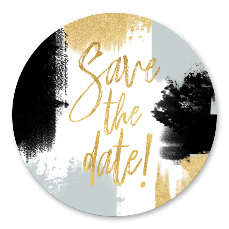 Verfstrepen Save the Date