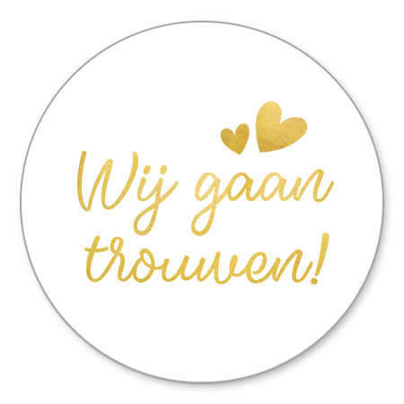 Wij gaan trouwen - Goud