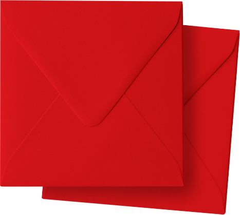 rode enveloppen